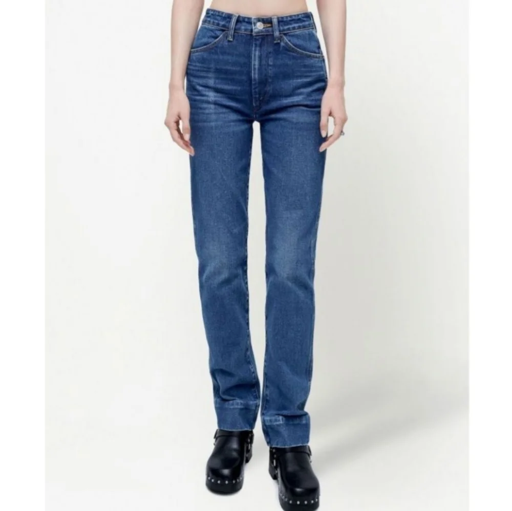 RE/DONE Classic 70's Cigarette Jeans Size 31 Mid Wash Blue - Picture 3 of 13